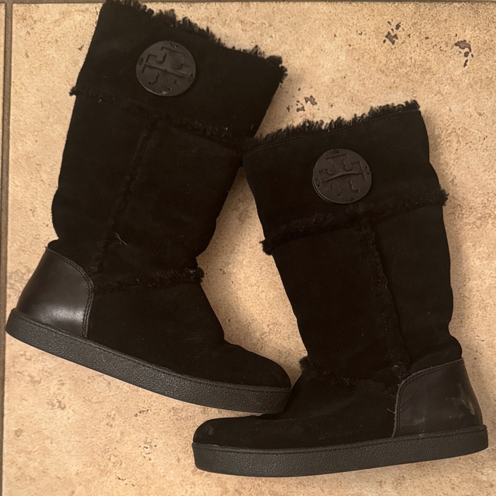 Tory Burch Black Winter Boots